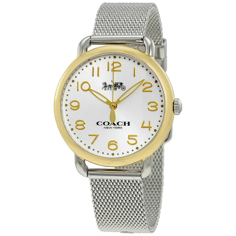 Coach Delancey Women's 14502802 Silver Stainless Steel Watch