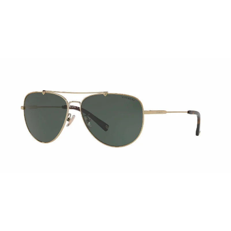 Coach Men's Sunglasses L1053 Gold Green Metal Metal  0HC7087 900571 59