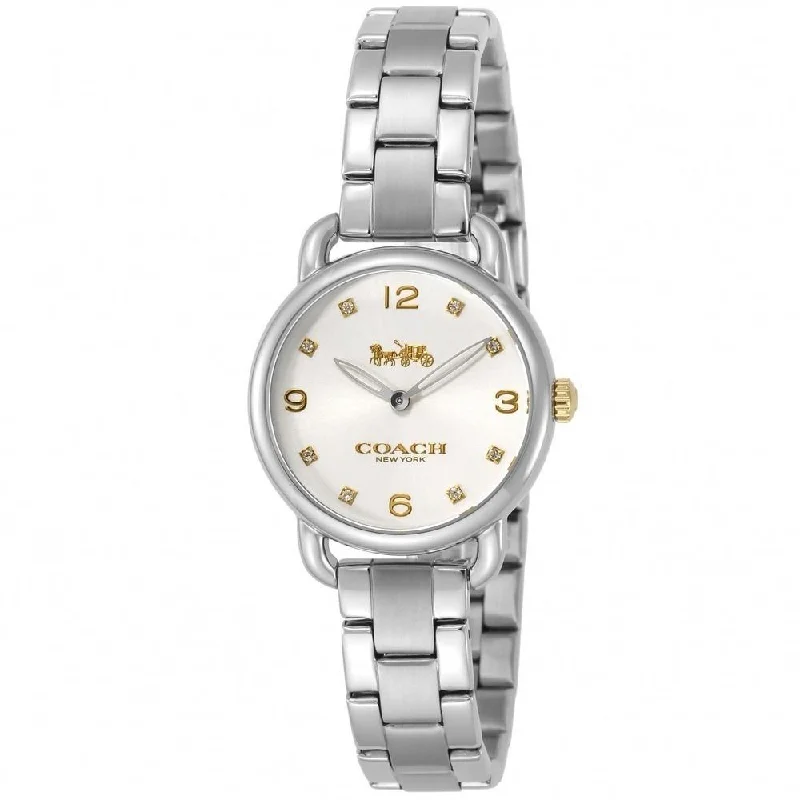 Coach Women's 14000055 Delancey Crystal Stainless Steel Watch