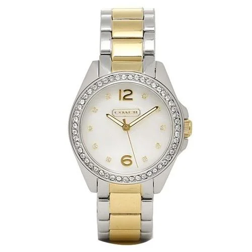 Coach Women's 14501659 Tristen Crystal Two-Tone Stainless Steel Watch