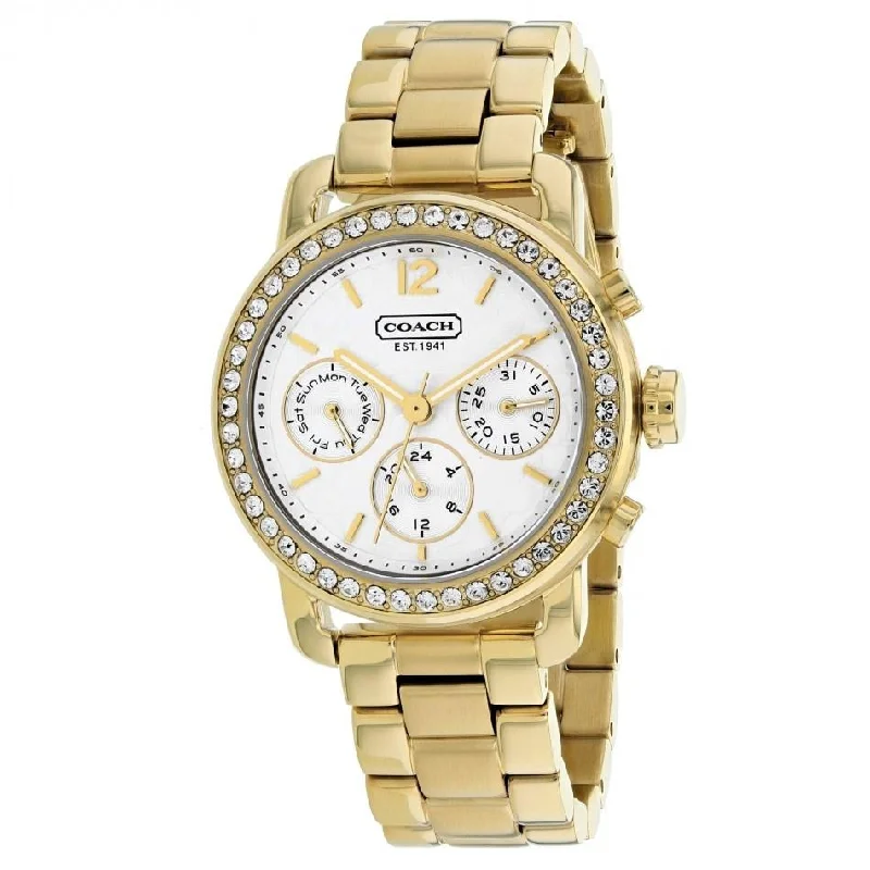 Coach Women's 14501883 Legacy Chronograph Gold Stainless Steel Watch