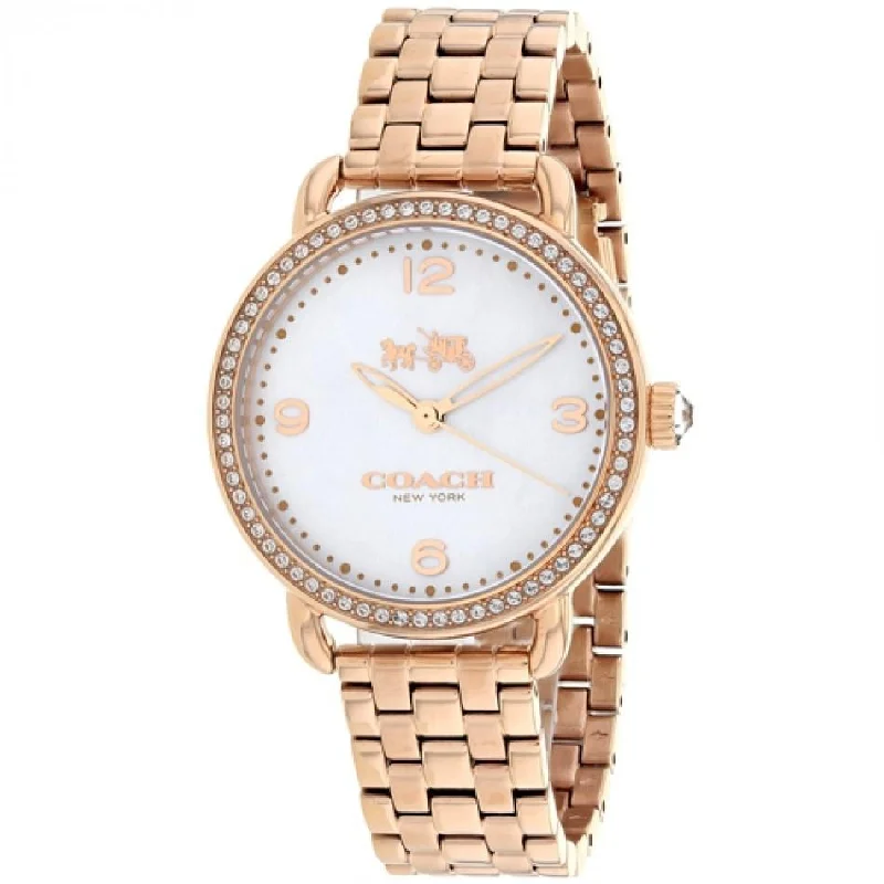 Coach Women's 14502483 Delancey Rose-Tone Stainless Steel Watch