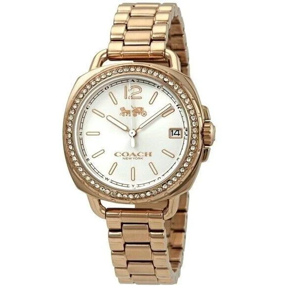 Coach Women's 14502590 Tatum Rose Gold-Tone Stainless Steel Watch