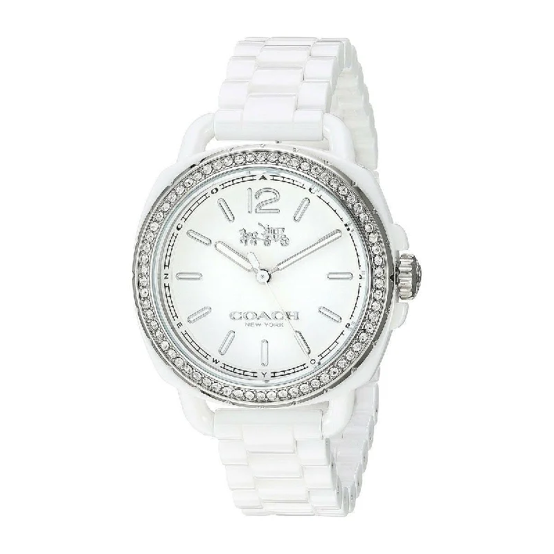 Coach Women's 14502601 Tatum White Ceramic Watch