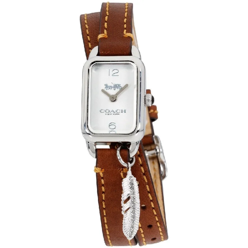 Coach Women's 14502775 Ludlow Brown Leather Watch