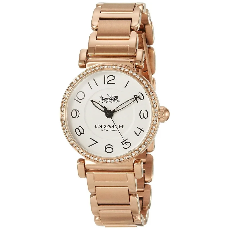 Coach Women's 14502856 Madison Rose Gold-Tone Stainless Steel Watch