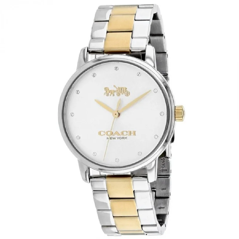 Coach Women's 14502928 Grand Gold-Tone Stainless Steel Watch