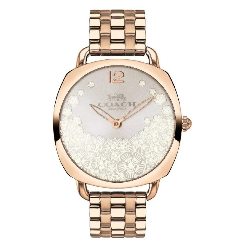 Coach Women's 14503015 Tatum Slim Rose-Tone Stainless Steel Watch