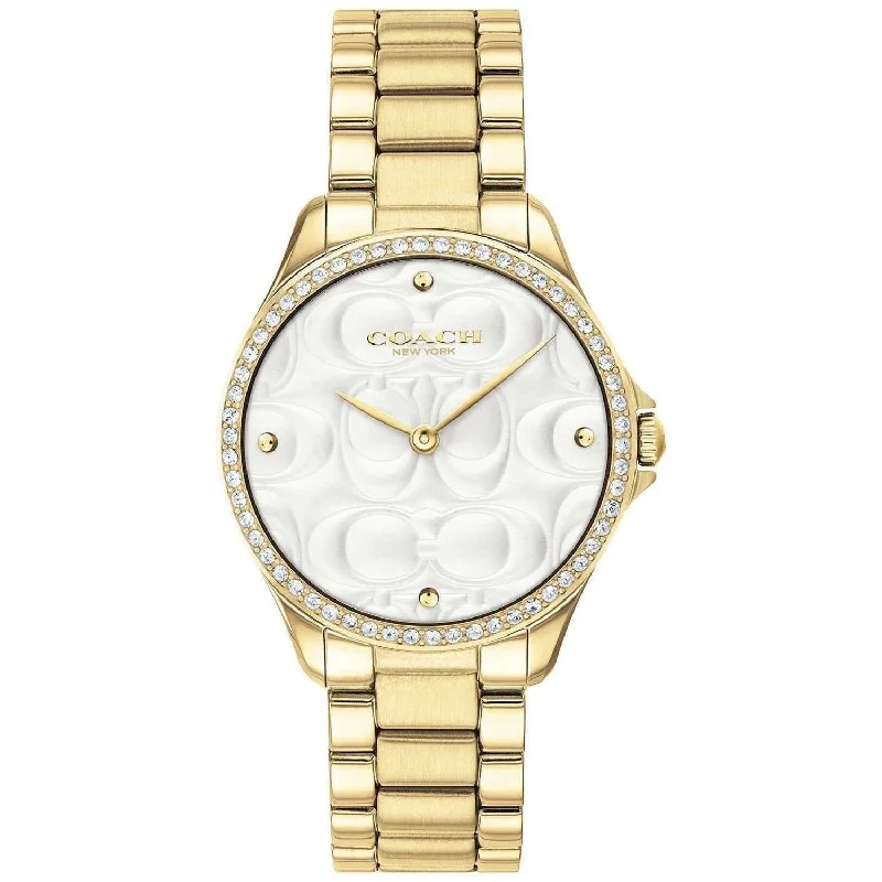 Coach Women's 14503071 Modern Sport Gold-Tone Stainless Steel Watch