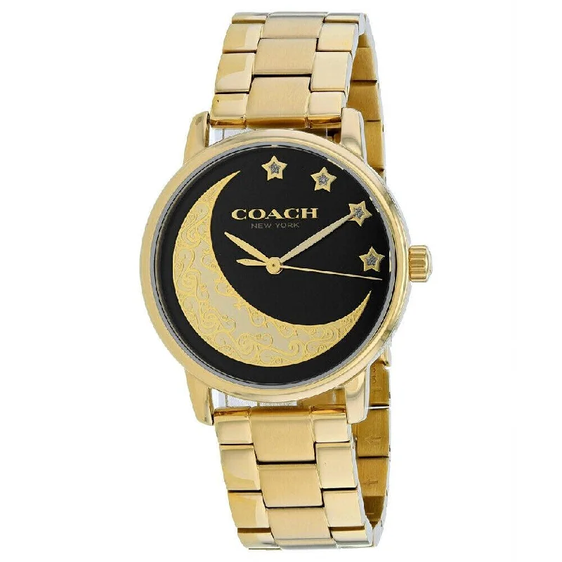 Coach Women's 14503278 Grand Gold-Tone Stainless Steel Watch