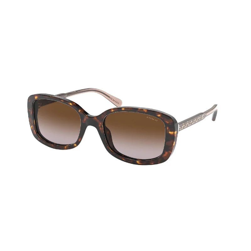 Coach Women's Sunglasses L1114 Havana Brown Gradient Plastic Plastic  0HC8278 512013 53