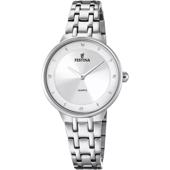 Festina Elegance Women's Stainless Steel Watch with Silver Dial F20600/1