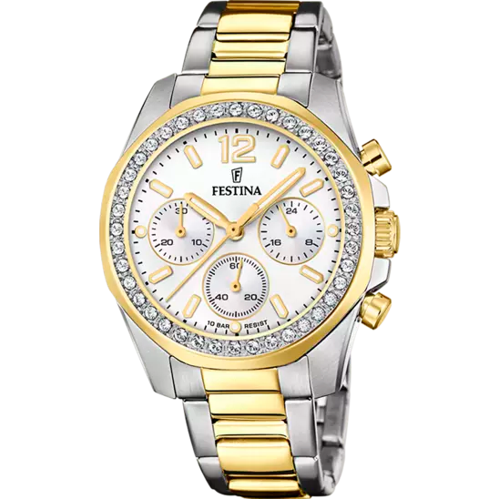 Festina White Dial Stainless Steel Women's Watch F20607/1