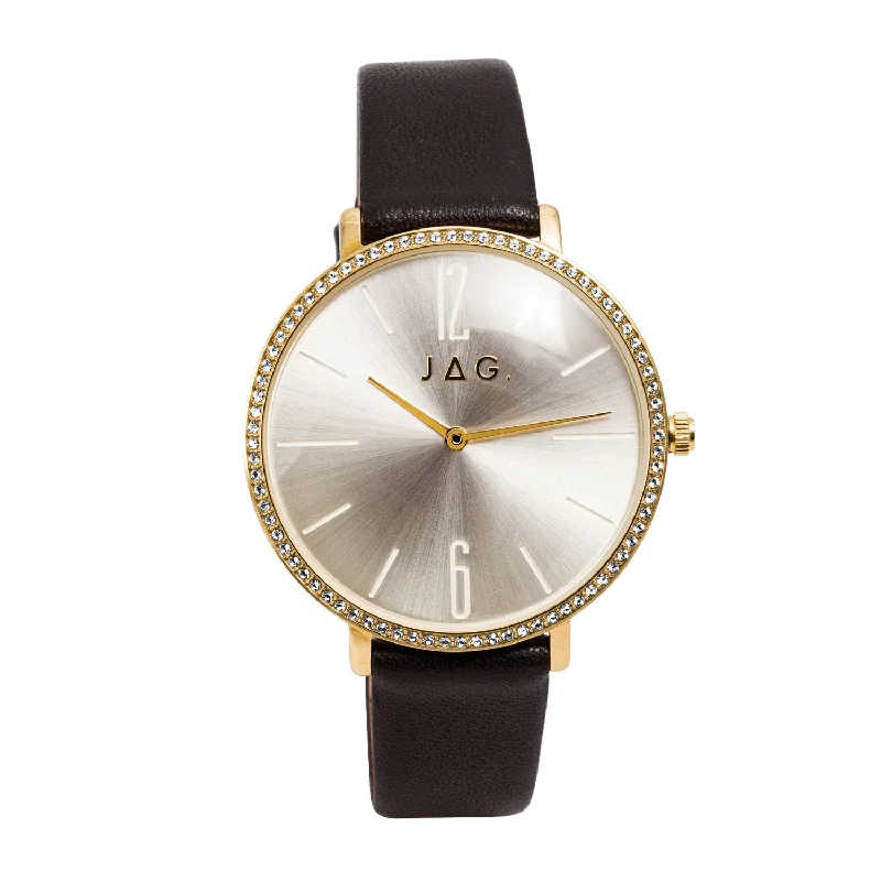 Jag Carine Champagne Dial 38mm Watch J2743