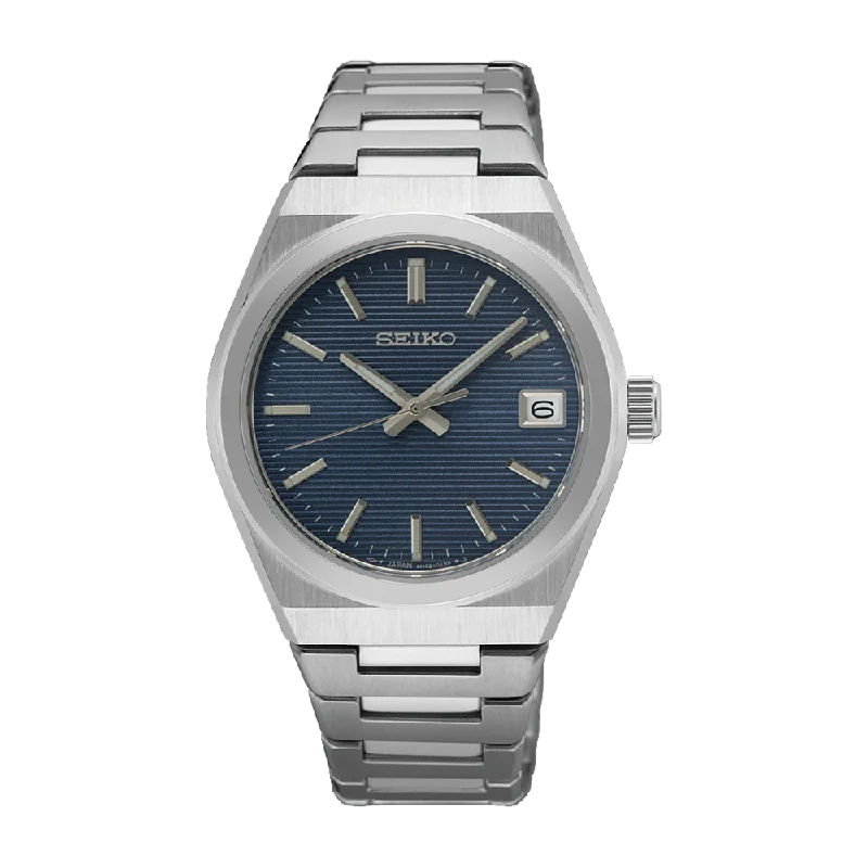 Seiko Conceptual Series Blue Dial Stainless Steel Watch SUR575P