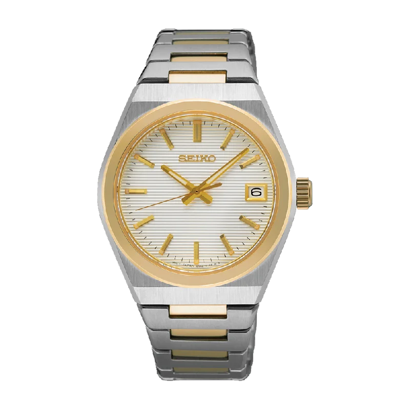 Seiko Conceptual Series White Dial Stainless Steel Watch SUR578P