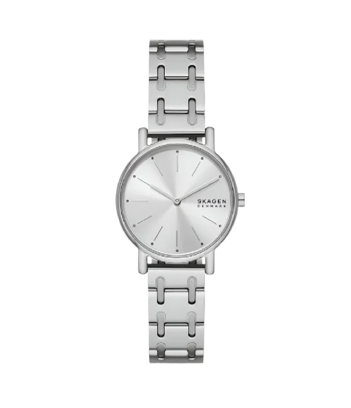 Skagen Signatur Lille Silver Stainless Steel Bracelet Silver Dial Watch SKW3123